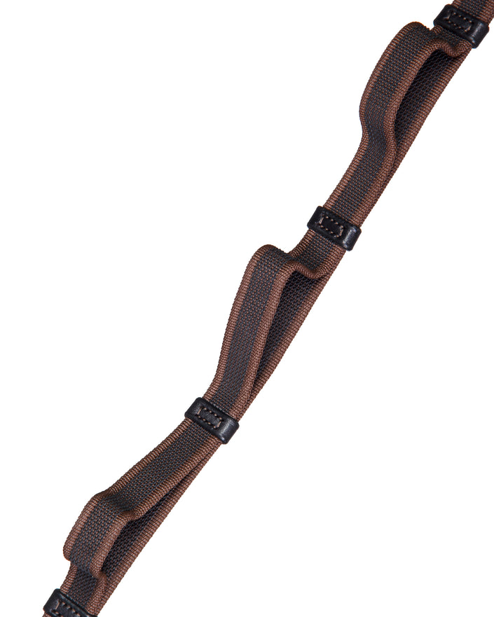 Nylon Web Reins with Rein Stops