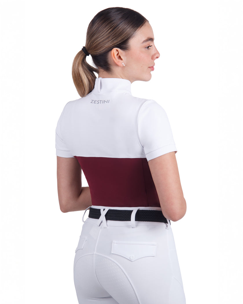 Camisa corta de espectáculo de Sienna W