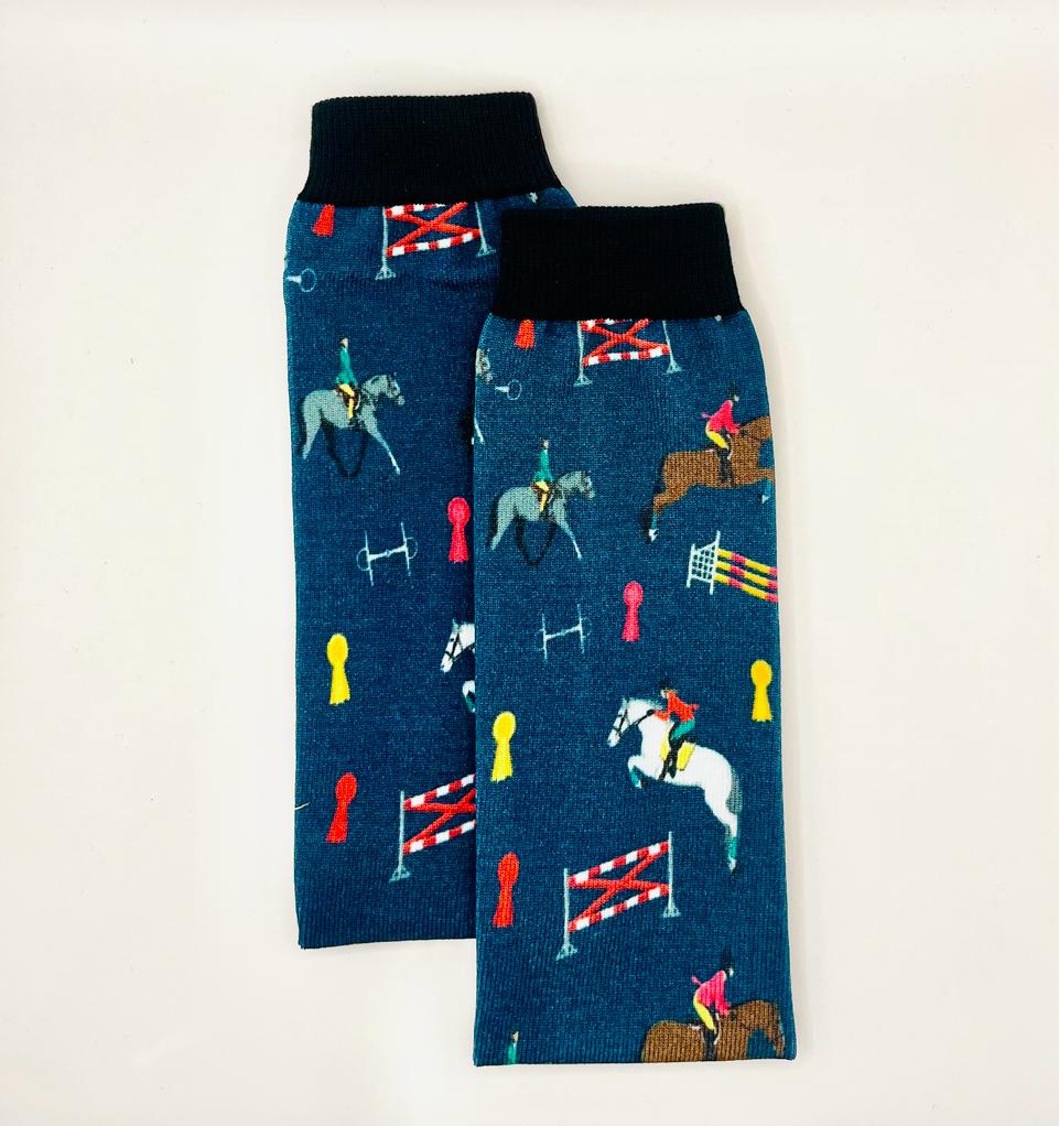 Jumping Horse Equestrian Socks