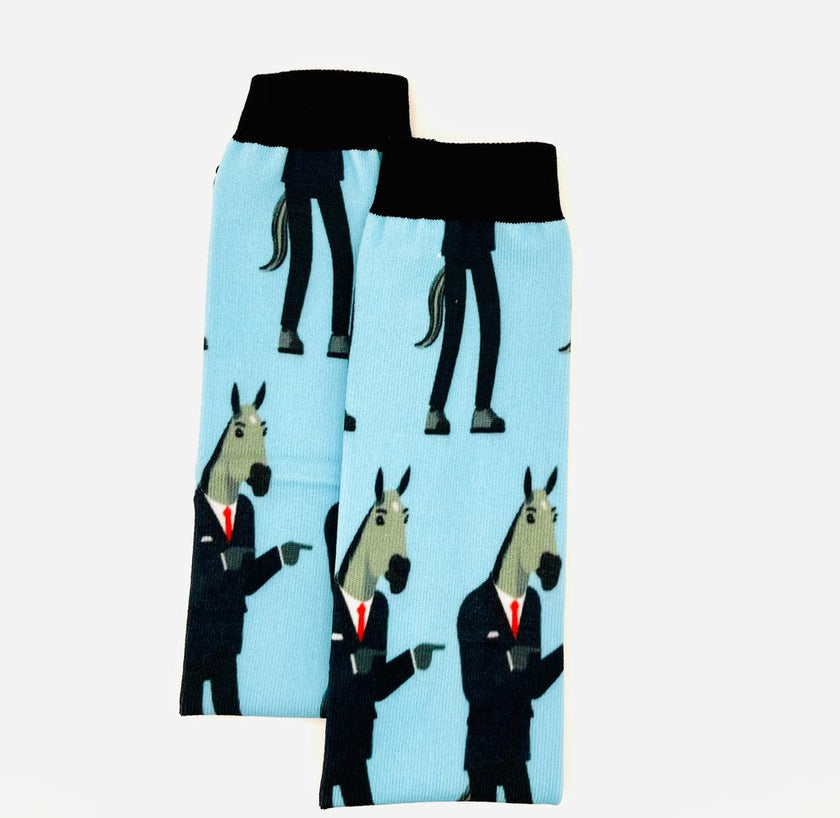 Calcetines ecuestres de caballo de lujo