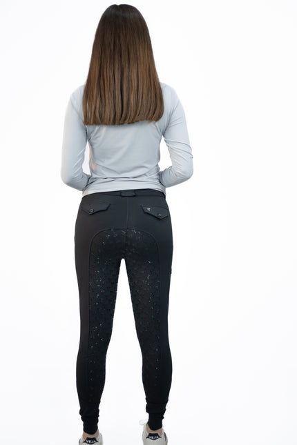 Leggings de montar con asiento completo para mujer Elle de W