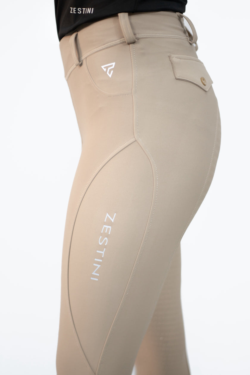 Leggings de equitación Diana para niña con asiento completo