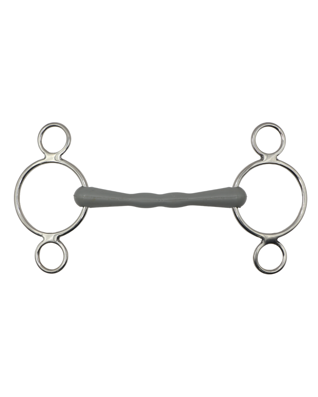 Gag Bit 6 Rings With Pu Covered