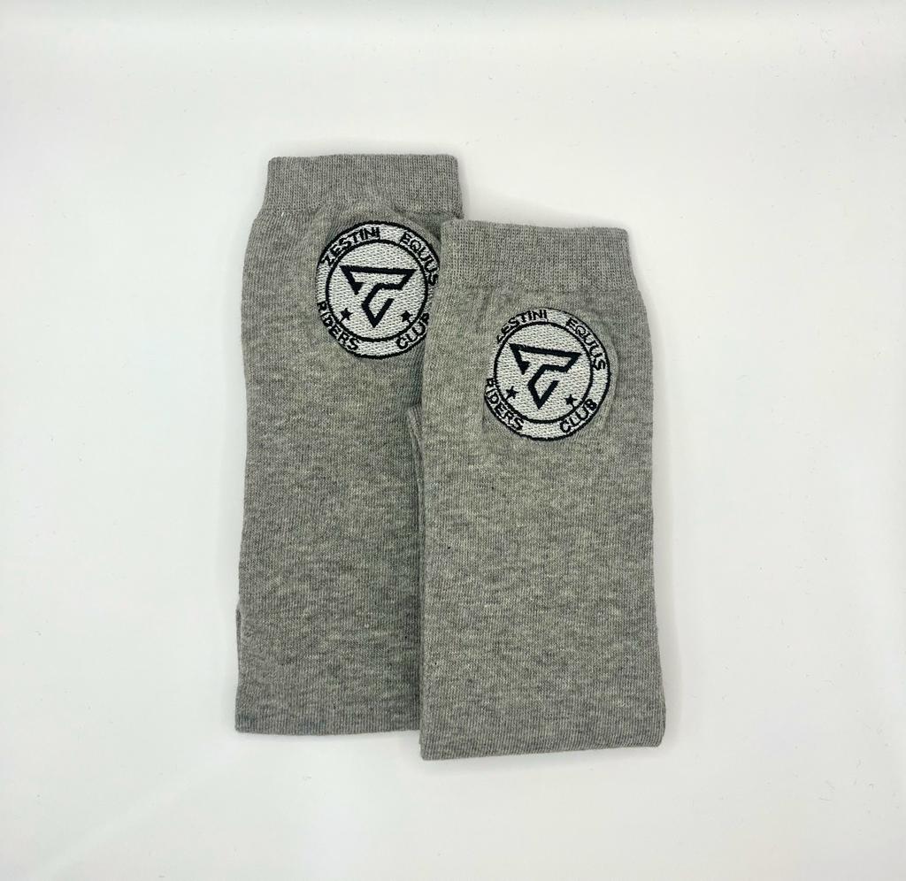 Adult Grey Equestrian Socks