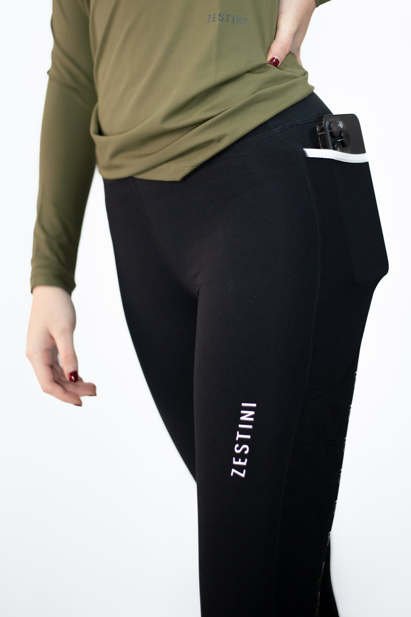 Leggings de montar con asiento completo de Astrid W