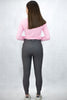 Pantalones de montar de silicona con rodilla Elza de W