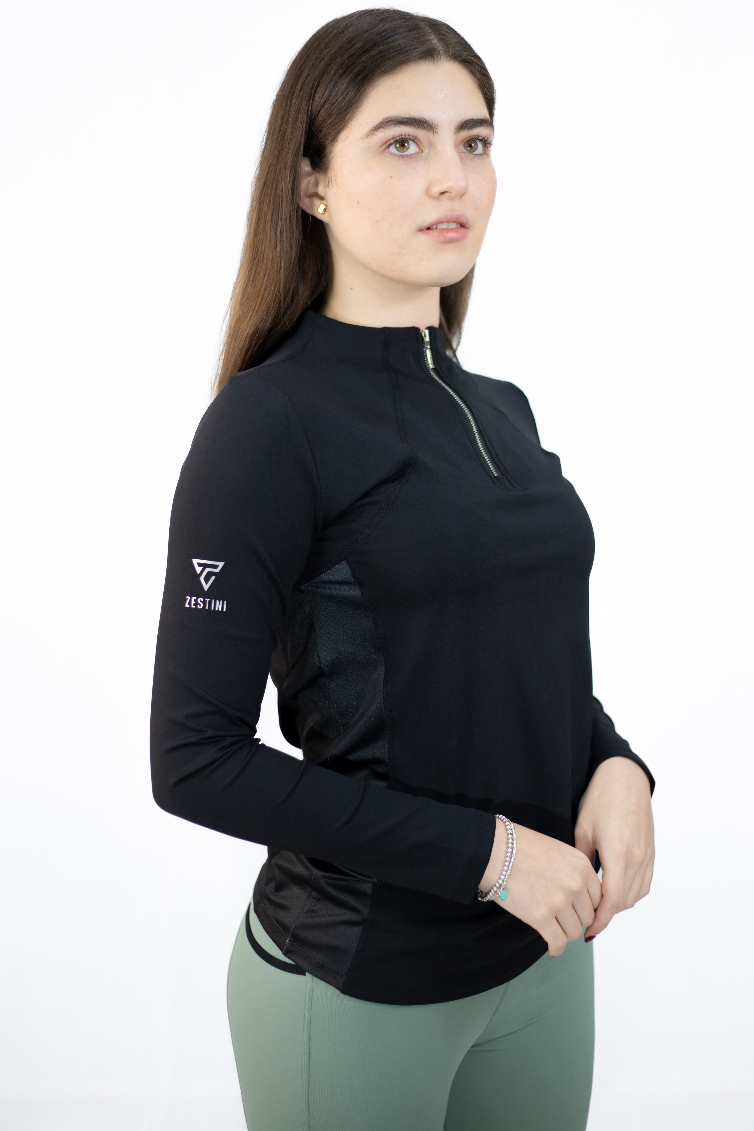 Camisa de montar de manga larga Eli de W