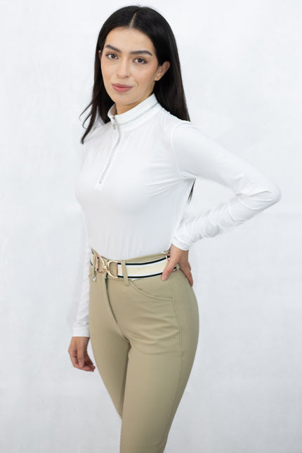Camisa de montar de manga larga Hazel de W