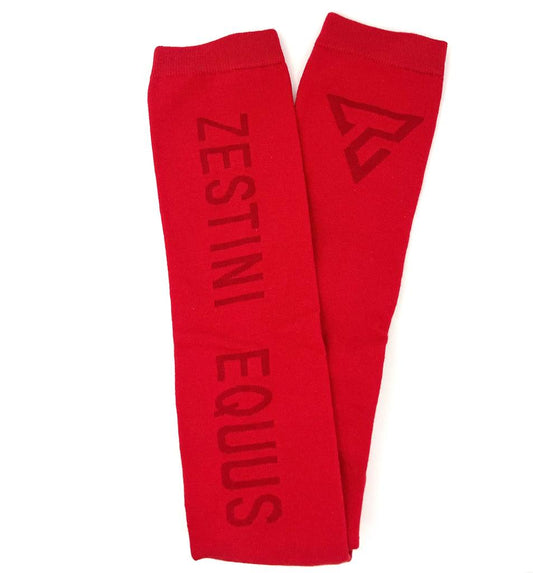 Red Equestrian Socks