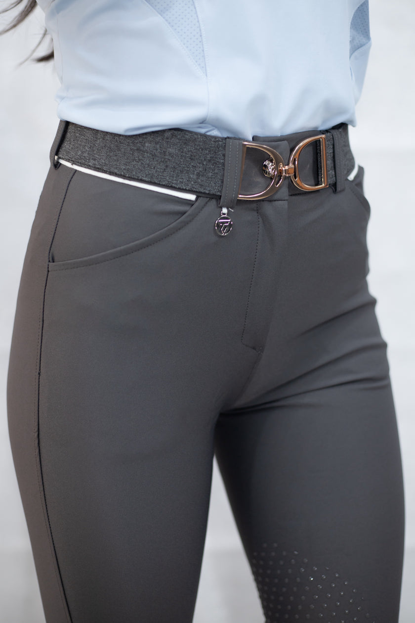 Pantalones de montar de silicona con rodillas de Betsy W