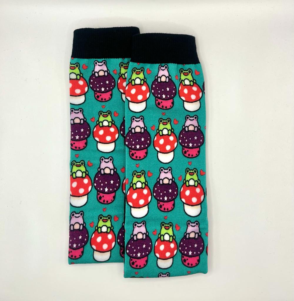 Mushroom Equestrian Socks