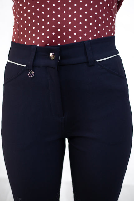 Pantalones de montar de silicona con rodillas de Betsy W