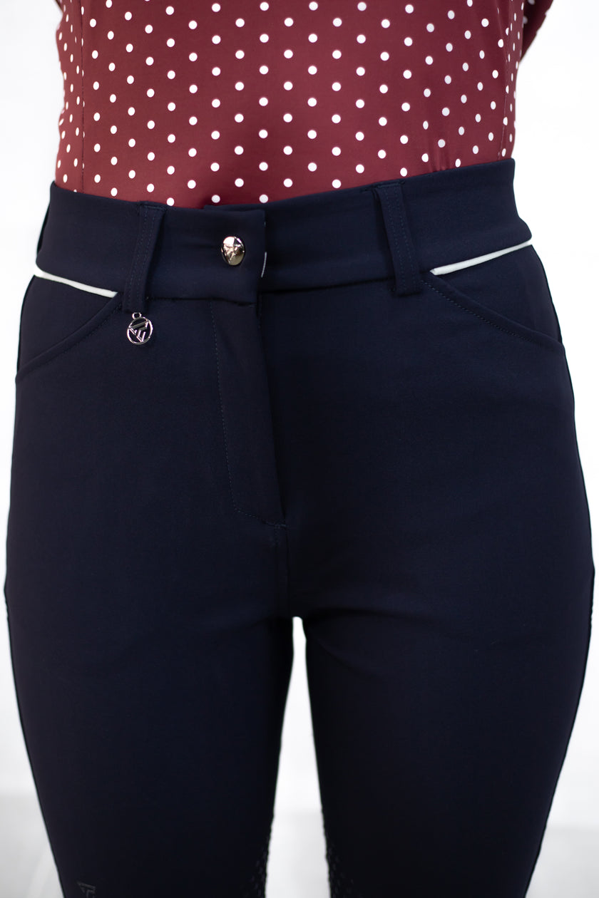 Pantalones de montar de silicona con rodillas de Betsy W