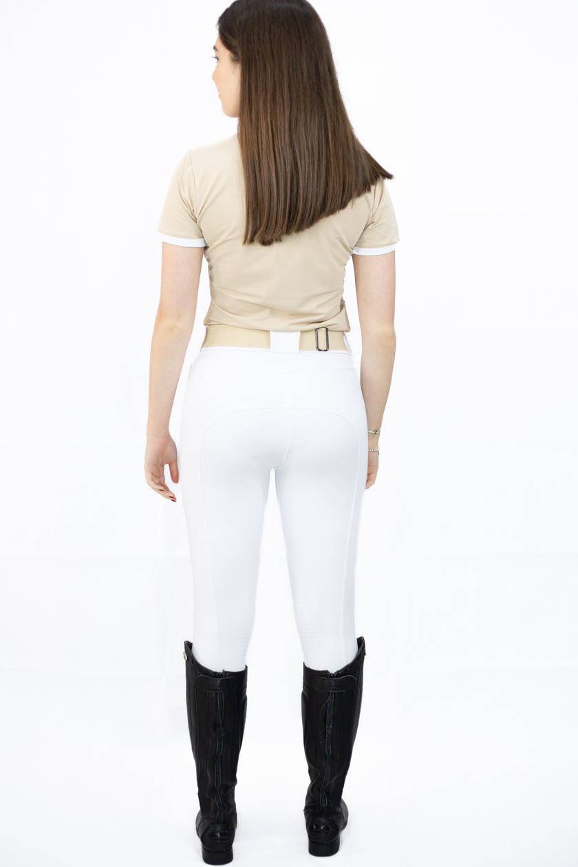 Pantalones de montar de silicona Emma Knee de W