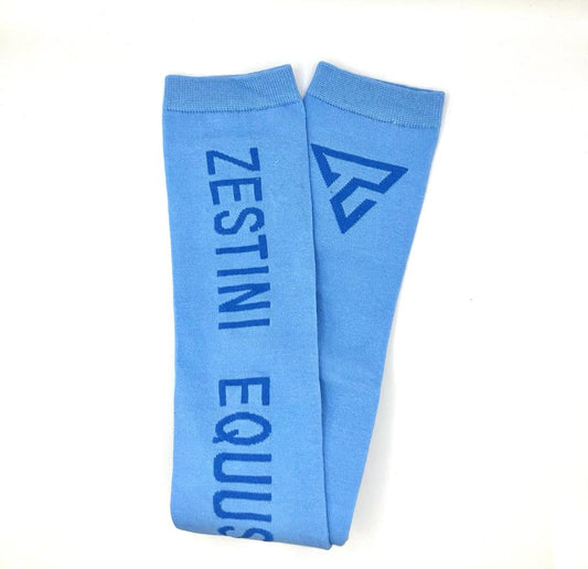 Light Blue Equestrian Socks