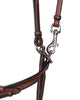 Pechera de puente ajustable con cuero en relieve