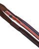 Pechera de puente ajustable con cuero en relieve