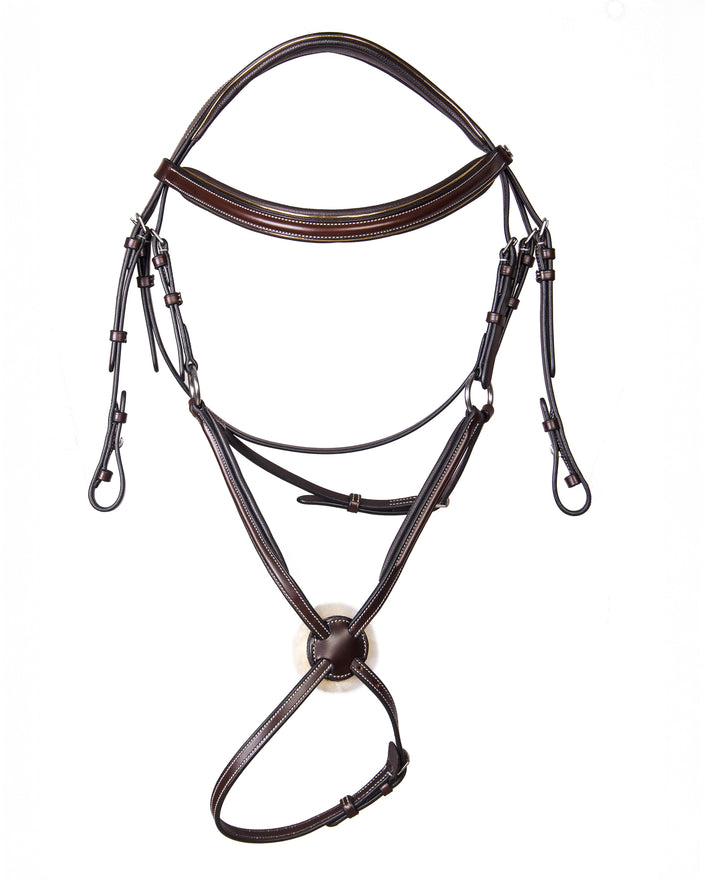 Jumping Bridle With Raised Noseband