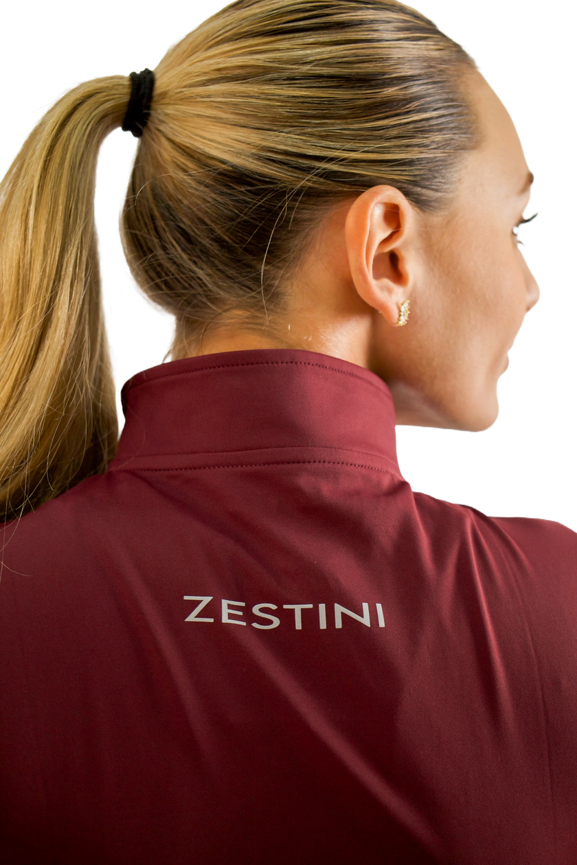 Polo de manga larga Mia Riding para mujer