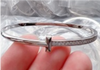 Brazalete estrecho de diamantes