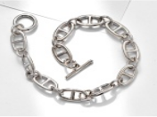 Pulsera de eslabones de plata