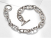 Pulsera de eslabones de plata