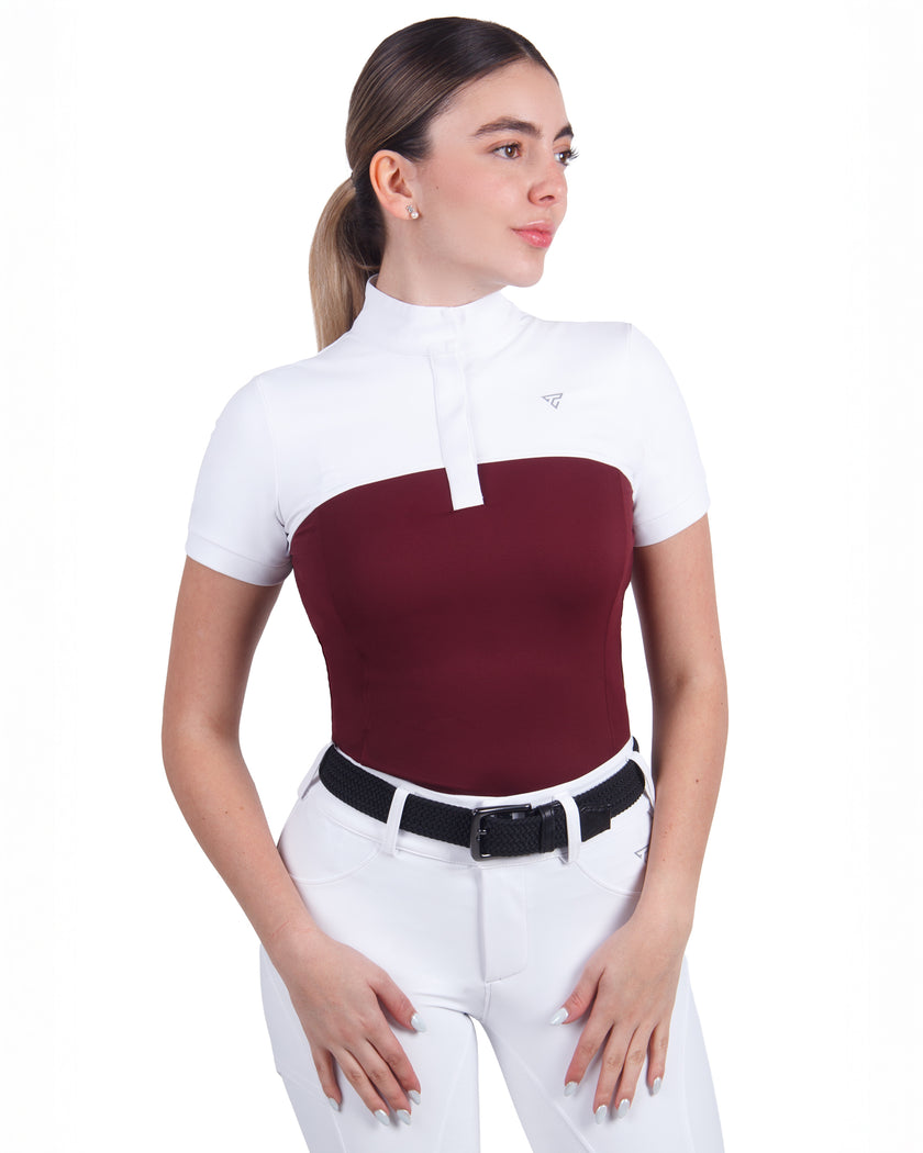 Camisa corta de espectáculo de Sienna W