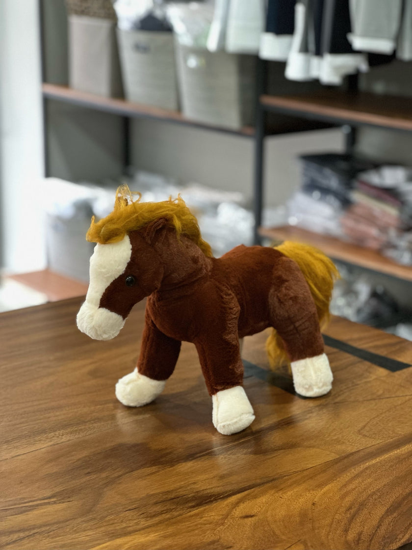 Caballo de peluche Azabache