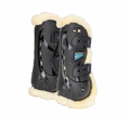 Carbon Lambswool Jumping Boots Front Legs