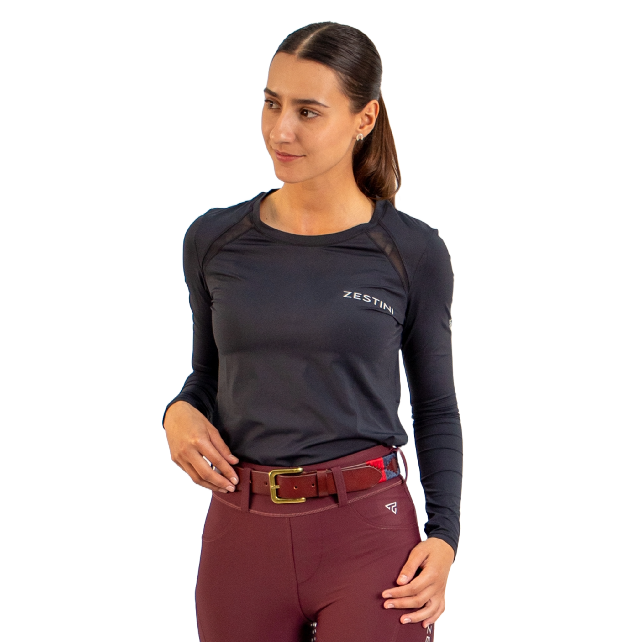 Iris W's Long Sleeve T-Shirt With Mesh