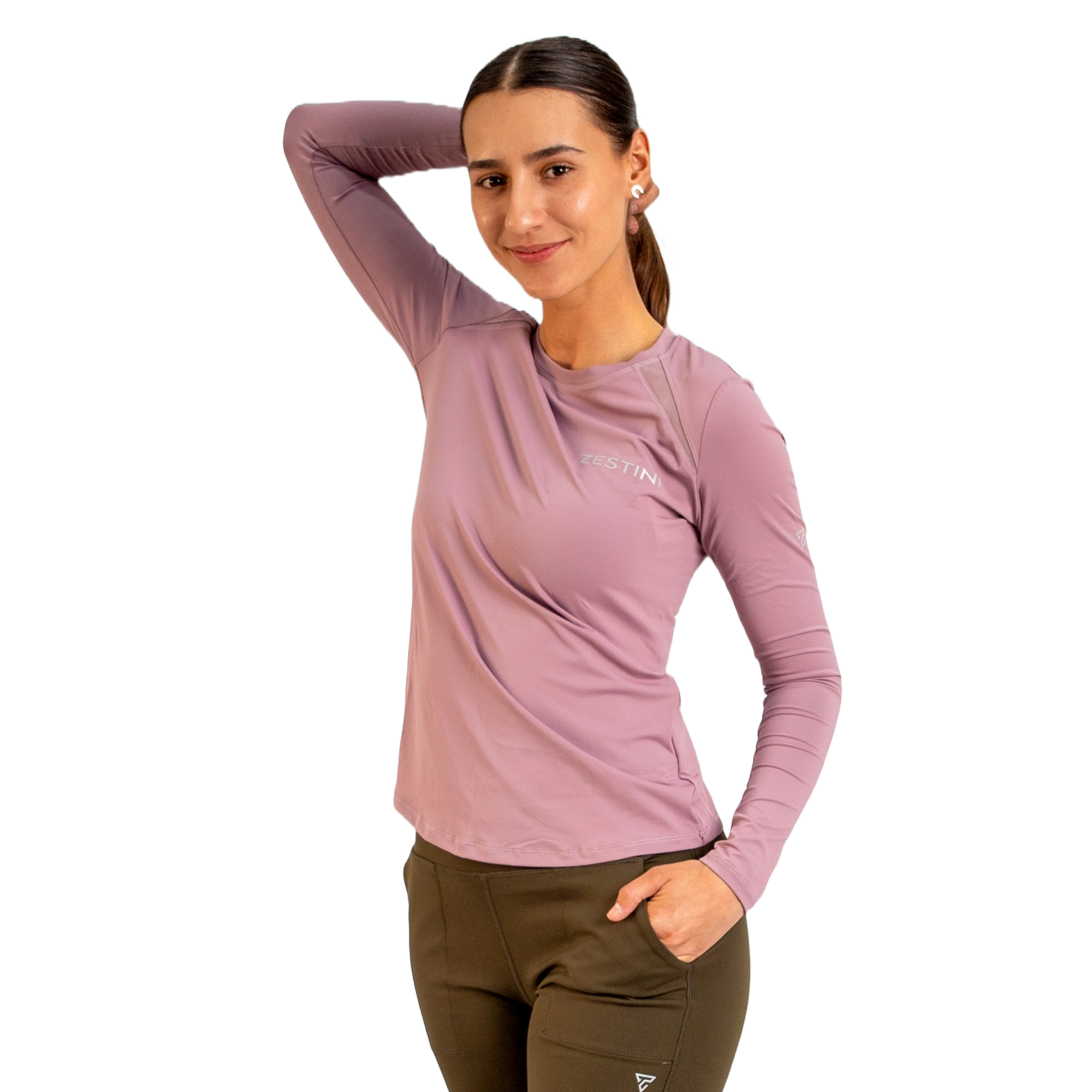 Iris W's Long Sleeve T-Shirt With Mesh