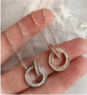 Collar de amor de plata