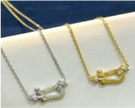 Collar de herradura de plata