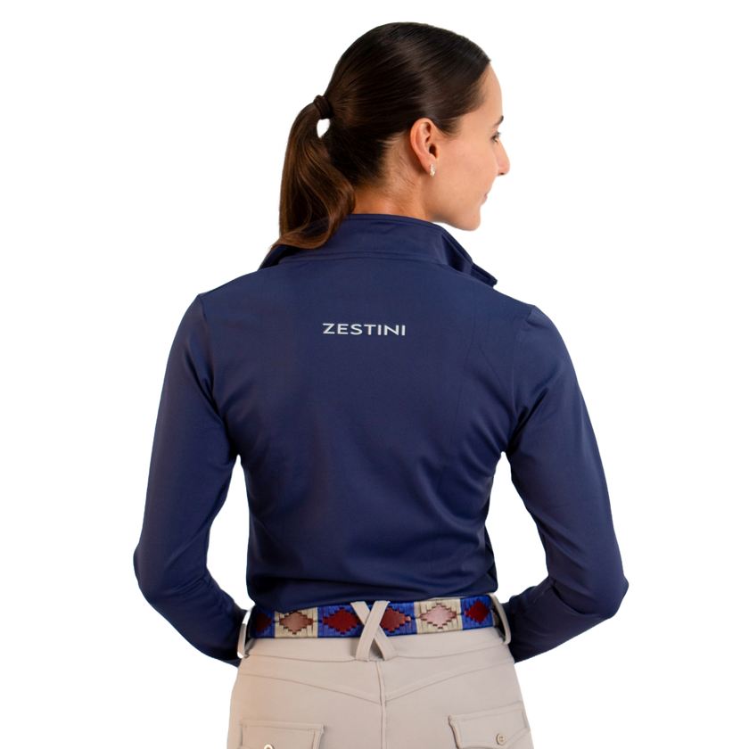 Polo de manga larga Mia Riding para mujer
