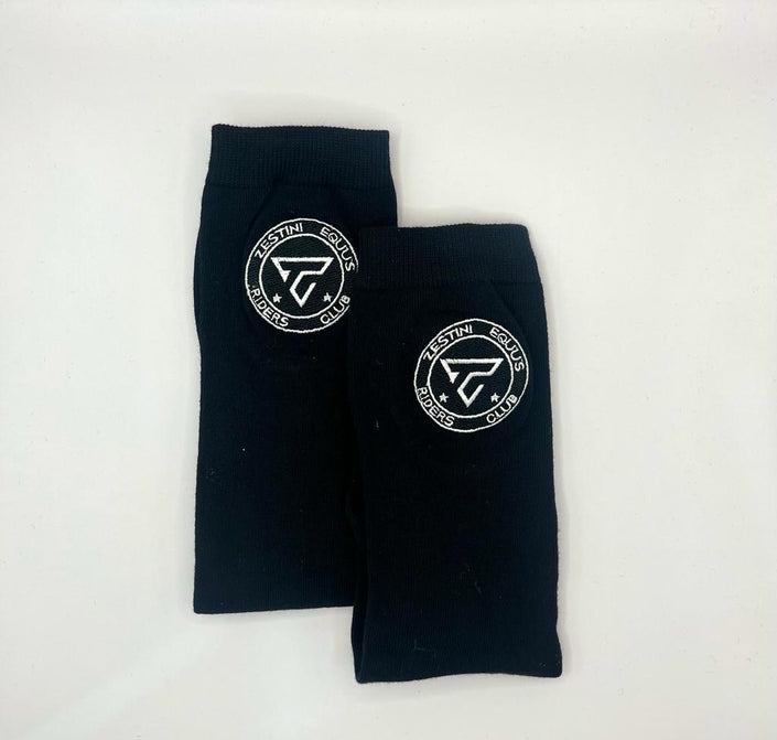 Calcetines ecuestres negros para adulto